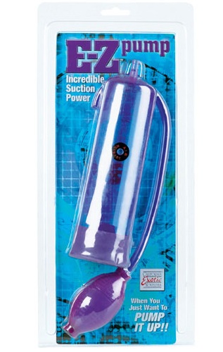 Фиолетовая вакуумная помпа E-Z Pump - California Exotic Novelties - в Екатеринбурге купить с доставкой