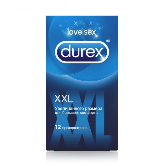 Презервативы увеличенного размера Durex XXL - 12 шт. - Durex - купить с доставкой в Екатеринбурге