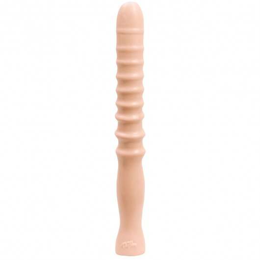 Телесный анальный стимулятор Anal Twist - 29 см. - Doc Johnson