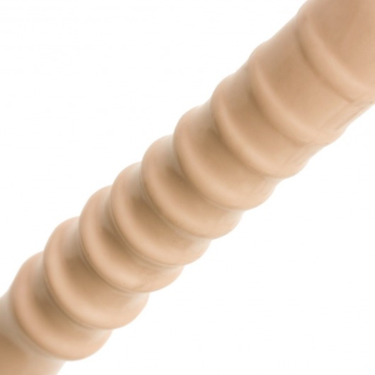 Телесный анальный стимулятор Anal Twist - 29 см. - Doc Johnson
