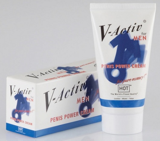 Стимулирующий крем для мужчин V-activ - 50 мл. - HOT - купить с доставкой в Екатеринбурге