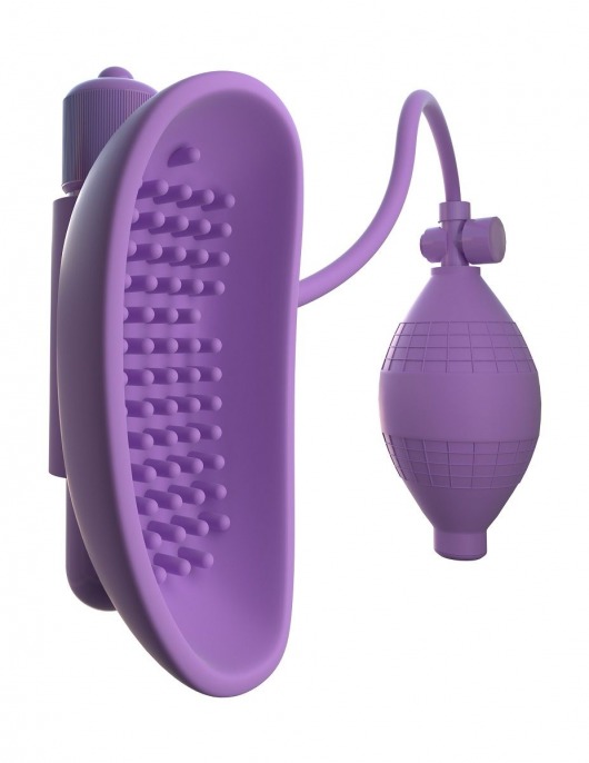 Сиреневая вакуумная вибропомпа для вагины Sensual Pump-Her - Pipedream