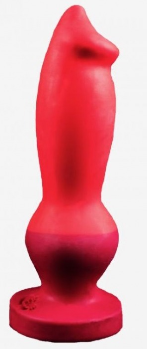 Красный фаллоимитатор  Стаффорд large  - 26 см. - Erasexa - купить с доставкой в Екатеринбурге