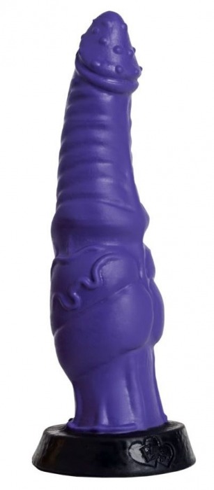 Фиолетовый фаллоимитатор  Гиппогриф small  - 21 см. - Erasexa - купить с доставкой в Екатеринбурге