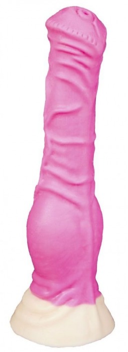 Розовый фаллоимитатор  Пони small  - 20,5 см. - Erasexa - купить с доставкой в Екатеринбурге