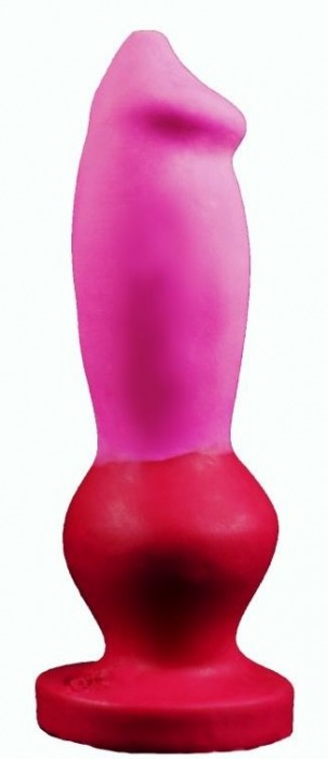 Розово-красный фаллоимитатор  Стаффорд medium  - 24 см. - Erasexa - купить с доставкой в Екатеринбурге