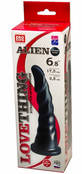 Насадка для трусиков харнесс Alien - 17,5 см. - LOVETOY (А-Полимер) - купить с доставкой в Екатеринбурге