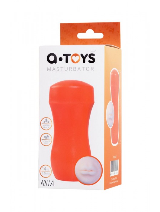 Мастурбатор-ротик A-Toys в оранжевой колбе - A-toys - в Екатеринбурге купить с доставкой