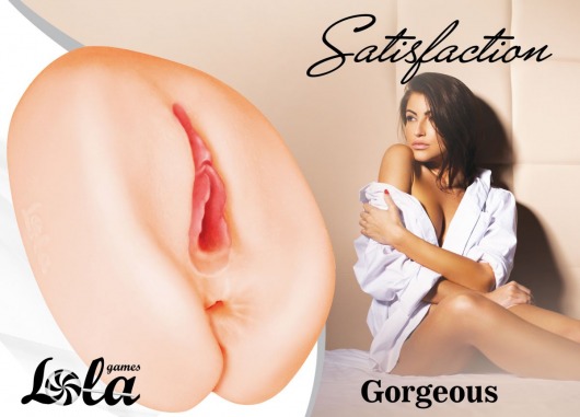 Мастурбатор с 2 тоннелями Satisfaction Gorgeous - Lola Games - в Екатеринбурге купить с доставкой