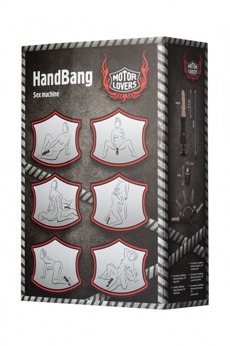 Секс-машина с телесной насадкой HandBang MotorLovers - ToyFa - купить с доставкой в Екатеринбурге