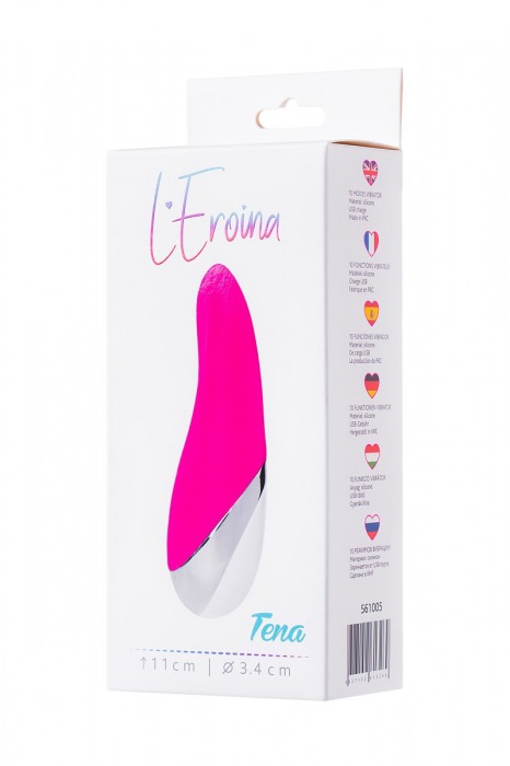 Вибромассажер розового цвета L EROINA - 11 см. - ToyFa
