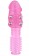 Стимулирующая розовая насадка с шишечками и шипами - 13,5 см. - Toyfa Basic - в Екатеринбурге купить с доставкой