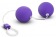 Фиолетовые вагинальные шарики Bonne Beads - Blush Novelties
