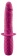 Розовый анальный фаллоимитатор ORGASM DRIVER с ручкой-ограничителем - NMC