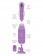 Фиолетовый автоматический вибромассажер с функцией поступательных движений Love Thrust-Her - Pipedream - купить с доставкой в Екатеринбурге