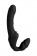 Черный безремневой страпон с вибрацией - ToyFa - купить с доставкой в Екатеринбурге