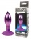 Фиолетовая каплевидная анальная пробка - 10 см. - Bior toys