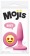 Розовая силиконовая пробка Emoji Face ILY - 8,6 см. - NS Novelties - купить с доставкой в Екатеринбурге