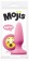 Розовая силиконовая пробка среднего размера Emoji WTF - 10,2 см. - NS Novelties - купить с доставкой в Екатеринбурге