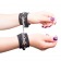 Чёрные замшевые наручники Kenzi Arm - RestArt - купить с доставкой в Екатеринбурге