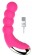 Ярко-розовый силиконовый изогнутый вибромассажер с 10 режимами вибрации - Bior toys