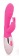 Розовый вибромассажер с клиторальным зайчиком - Bior toys