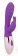 Фиолетовый вибромассажер с клиторальным зайчиком - Bior toys