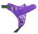 Фиолетовый страпон на лакированных трусиках - 12 см. - Howells - купить с доставкой в Екатеринбурге
