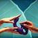 Безремневой фиолетовый страпон Share - Fun Factory - купить с доставкой в Екатеринбурге