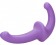 Фиолетовый безремневой страпон Silicone Strapless Strapon - Shots Media BV - купить с доставкой в Екатеринбурге