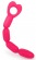 Ярко-розовый анальный вибратор-елочка с 10 режимами вибрации - 22,5 см. - A-LOVING