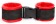 Красно-черные мягкие наручники на липучке - Bior toys - купить с доставкой в Екатеринбурге