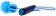 Голубое рельефное виброяйцо Jumbo Rumblers Typhoon - Blush Novelties