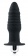 Черная ребристая вибровтулка с ограничителем - 9 см. - Sex Expert в Екатеринбурге Черная ребристая вибровтулка с ограничителем - 9 см. - Sex Expert