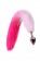 Серебристая анальная втулка с бело-розовым хвостом - размер M - ToyFa - купить с доставкой в Екатеринбурге