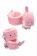 Набор розового цвета для ролевых игр в стиле БДСМ Nasty Girl - Eromantica - купить с доставкой в Екатеринбурге