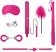 Розовый игровой набор Introductory Bondage Kit №6 - Shots Media BV - купить с доставкой в Екатеринбурге