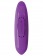 Фиолетовый тройной вибростимулятор с анальной елочкой Rock N Ride - 17,8 см. - Pipedream