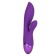 Фиолетовый вибромассажер-кролик Aura Dual Lover - 20,25 см. - California Exotic Novelties