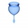 Набор синих менструальных чаш Feel good Menstrual Cup - Satisfyer - купить с доставкой в Екатеринбурге