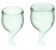 Набор зеленых менструальных чаш Feel secure Menstrual Cup - Satisfyer - купить с доставкой в Екатеринбурге
