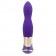 Фиолетовый вибратор с ротацией ECSTASY Deluxe Rippled Vibe - 20 см. - Howells
