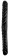 Черный двухсторонний спиралевидный фаллоимитатор - 43 см. - Rubber Tech Ltd