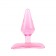 Розовая анальная пробка Gum Drops Plug - 6,6 см. - Chisa