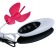 Розовый клиторальный стимулятор Butterfly - NV Toys