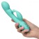 Зеленый вибратор-кролик Tahoe Temptation - 23 см. - California Exotic Novelties