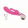 Розовый вибратор Embrace Bunny Wand - 21 см. - California Exotic Novelties