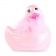 Розовый вибратор-уточка I Rub My Duckie 2.0 Paris - Big Teaze Toys - купить с доставкой в Екатеринбурге