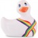 Белый вибратор-уточка I Rub My Duckie 2.0 Pride - Big Teaze Toys - купить с доставкой в Екатеринбурге