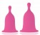 Набор из 2 розовых менструальных чаш Cherry Cup - Rianne S - купить с доставкой в Екатеринбурге